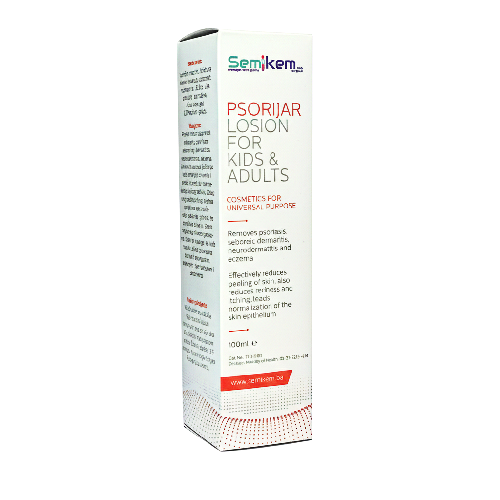 Psorijar Losion - umiruje i obnavlja kožu kod psorijaze i ekscema (100ml) - Semikem Apoteka