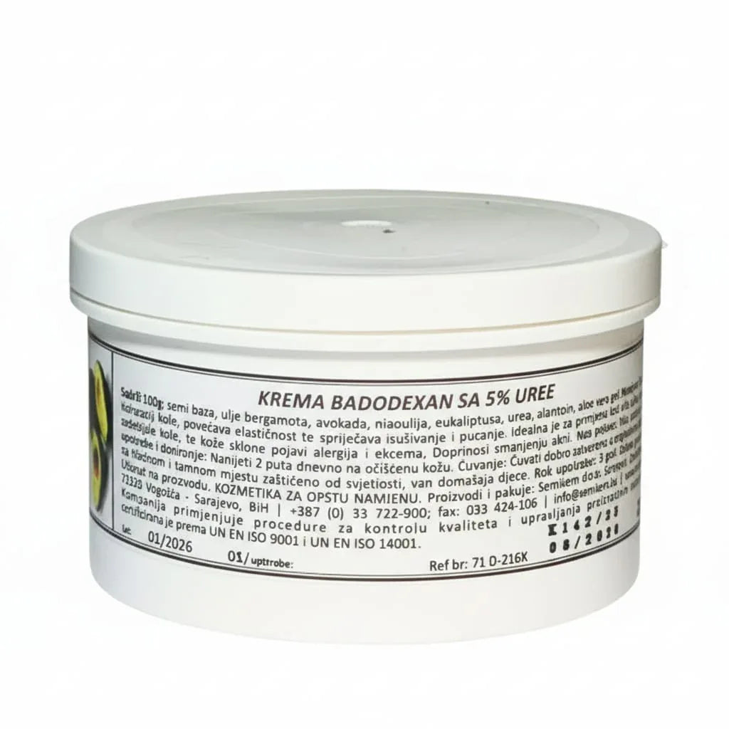 KREMA BADODEXAN SA 5% UREE - Semikem Apoteka