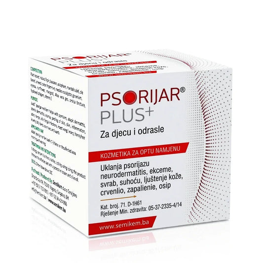 Psorijar Plus - umiruje i obnavlja kožu kod psorijaze i ekscema (50ml) - Semikem Apoteka